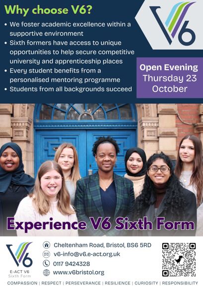 V6 Open Events Flyer 2025